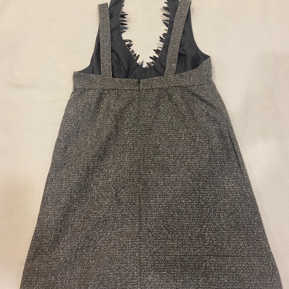 Anna Sui for Target dress, gray with metallic detail at neck, size medium - Picture 2 of 3